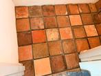 Boerenplavuis Estrikken Dalles - partij 7m2, Doe-het-zelf en Verbouw, Vloerdelen en Plavuizen, Ophalen, Gebruikt, 5 tot 10 m²
