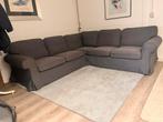 Ikea ektorp hoekbank grijs, Huis en Inrichting, Ophalen, Hoekbank, Stof, 200 tot 250 cm