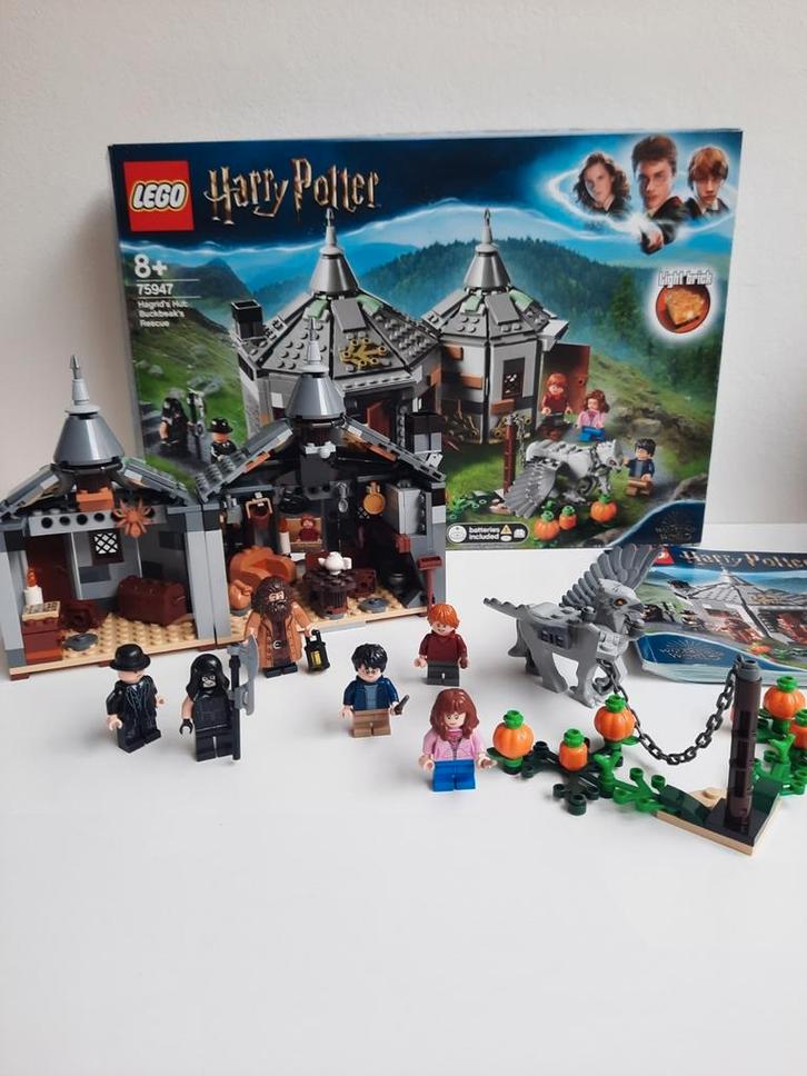 Harry Potter lego, 75947, Hagrid's hut, COMPLEET & doos, Kinderen en Baby's, Speelgoed | Duplo en Lego, Zo goed als nieuw, Lego