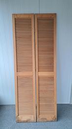 Houten Louvre Deuren, Doe-het-zelf en Verbouw, Ophalen, Gebruikt, 80 tot 100 cm, Binnendeur