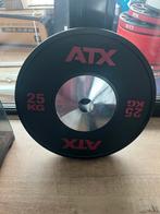 ATX Competition Bumper Plates 25kg, Ophalen, Zo goed als nieuw, Armen, Halterschijven
