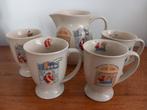 Sinterklaas chocolade melk kan met 4 mokken, Ophalen of Verzenden, Zo goed als nieuw