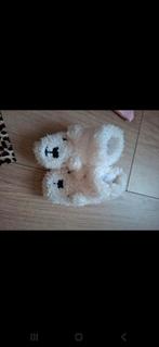 Hema Teddy Slofjes, babyslofjes, Slofjes, Jongetje of Meisje, Ophalen of Verzenden, Zo goed als nieuw