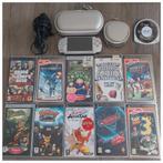 Sony PSP met 11 spelletjes games lader en hoesjes, Spelcomputers en Games, Ophalen of Verzenden, Zo goed als nieuw, PSP, Met games