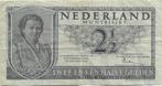bankbiljet  Nederland   2,5  gulden 1949, Postzegels en Munten, Ophalen of Verzenden, 2½ gulden, Los biljet