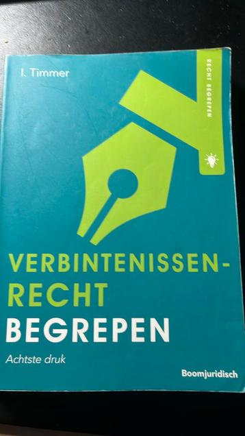 I. Timmer - Verbintenissenrecht begrepen beschikbaar voor biedingen