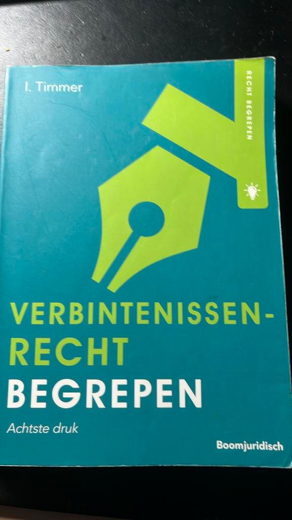 I. Timmer - Verbintenissenrecht begrepen, Boeken, Wetenschap, Gelezen, Sociale wetenschap, Ophalen of Verzenden