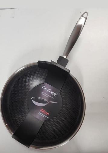 Cheffinger Wokpan doorsnee 32 cm beschikbaar voor biedingen