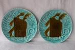 Antiek set majolica borden Villeroy & Boch c 1880, Antiek en Kunst, Antiek | Keramiek en Aardewerk, Ophalen of Verzenden