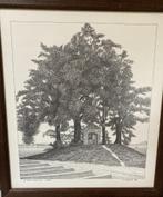 Grafiek St. Anna Kapelletje Horst CH. Hajenius 80 in lijst, Antiek en Kunst, Verzenden
