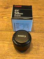 Canon EF 50mm 1.8 lens, Ophalen of Verzenden, Zo goed als nieuw, Standaardlens