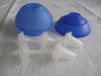 Tupperware Harmonikaatje garneerspuit blauw NIEUW, Ophalen of Verzenden, Nieuw, Wit, Overige typen