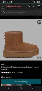 Nieuw uggs classic enkelboots mini suède camel platform, Kinderen en Baby's, Babykleding | Schoentjes en Sokjes, Ophalen of Verzenden
