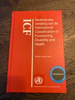 ICF International Classification of Functioning Disability, Ophalen of Verzenden, Beta, Zo goed als nieuw, HBO