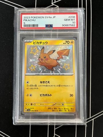 Pikachu (sv4a 236/190) PSA 10, 2023 beschikbaar voor biedingen