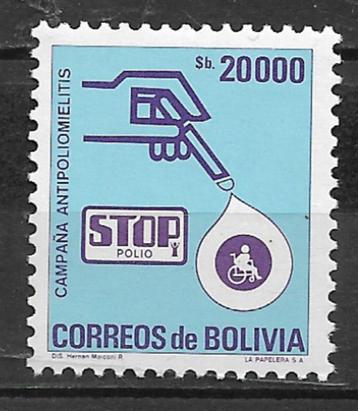 Bolivia 1985 Stop Polio gezondheid postfris beschikbaar voor biedingen