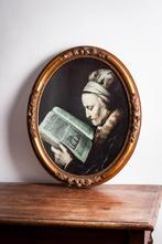 Portret van een lezende vrouw, Gerrit Dou, Rembrandt, Antiek en Kunst, Ophalen of Verzenden