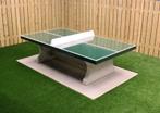 Tafeltennistafel Beton rechte hoeken Groen Tafeltennisland, Verzenden, Nieuw, Tafel Outdoor, Wedstrijdformaat