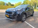 Kia Sportage 1.6 T-gdi GT-Line  2016 Orgineel Ned 111.500 KM, Auto's, Voorwielaandrijving, 74 €/maand, 4 cilinders, Zwart