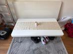 Witte Salontafel Hoogglans wit, Huis en Inrichting, Ophalen, Kunststof, Gebruikt, 100 tot 150 cm
