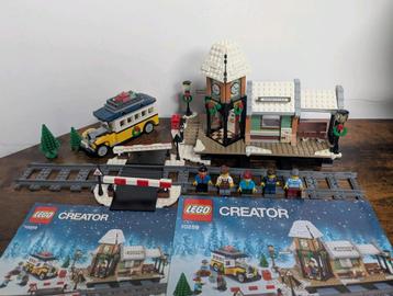 Lego creator winter village 10259 treinstation  beschikbaar voor biedingen