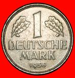 Ⰿ NOT COMMUNIST (1950-2001): GERMANY 1 MARK 1956D BAVARIA!, Ophalen of Verzenden, Duitsland, Losse munt