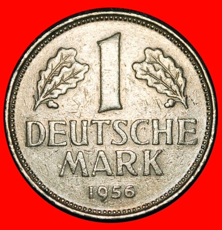 Ⰿ NOT COMMUNIST (1950-2001): GERMANY 1 MARK 1956D BAVARIA!, Postzegels en Munten, Munten | Europa | Niet-Euromunten, Losse munt