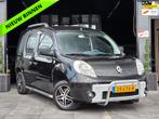 Renault Kangoo Family 1.6-16V Privilège|Leer|Airco|Trekhaak, 1373 kg, 4 cilinders, Met garantie (alle), Zwart