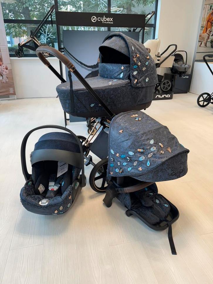 Showmodel Cybex Priam Jewels of Nature Inclusief Autostoel, Kinderen en Baby's, Kinderwagens en Combinaties, Zo goed als nieuw