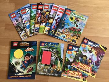 8 Lego (Life) magazines + 4 lego boekjes beschikbaar voor biedingen