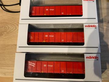 Märklin 47190 H0 Eanos hogeboordwagen van de DB Cargo beschikbaar voor biedingen