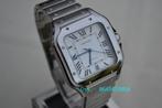 Cartier Santos large&medium, Sieraden, Tassen en Uiterlijk, Horloges | Heren, Staal, Polshorloge, Nieuw, Ophalen of Verzenden