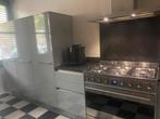 Keuken grijshoogglans inclusief apparatuur, Ophalen, Gebruikt, Overige typen, Graniet of Steen