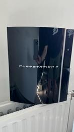 PS3 + Spellen, Spelcomputers en Games, Spelcomputers | Sony PlayStation 3, 80 GB, Gebruikt, Met 3 controllers of meer, Phat