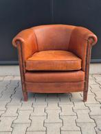 Chesterfield clubfauteuil schapenleer, Ophalen, ., Zo goed als nieuw, .