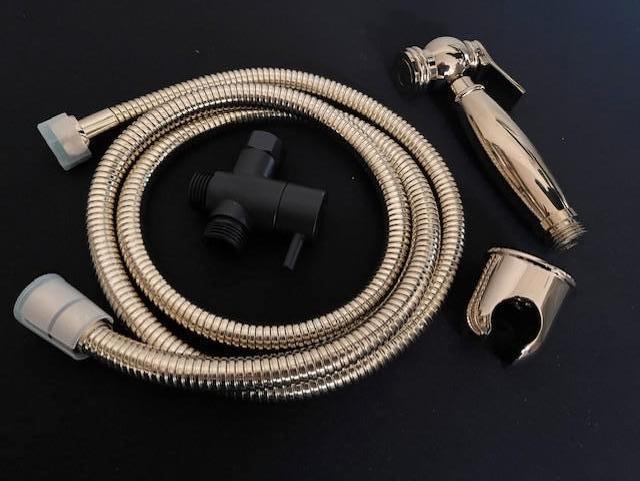 Bidet handdouche complete set kleur goud, Doe-het-zelf en Verbouw, Sanitair, Nieuw, Douche, Ophalen of Verzenden
