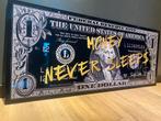 Money never sleeps plexiglas schilderij, Ophalen of Verzenden