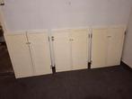 Louvredeuren wit 99,0x39,8 cm, Ophalen, Nieuw