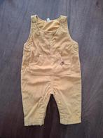 Schattige mosterdgele baby tuinbroek maat 50, Broekje, Jongetje of Meisje, Ophalen of Verzenden, Zo goed als nieuw
