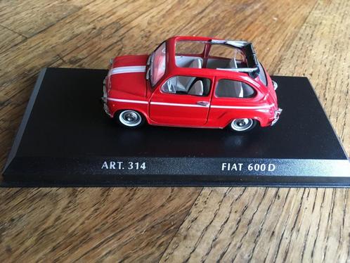 Fiat 600 D 1965 Detail Cars, Hobby en Vrije tijd, Modelauto's | 1:43, Nieuw, Auto, Overige merken, Ophalen of Verzenden