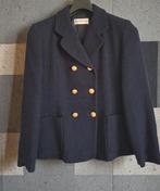 Public wollen mantelpakje donkerblauw maat 42, Kostuum of Pak, Blauw, Maat 42/44 (L), Ophalen of Verzenden