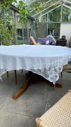Oude wijntafel van teakhout, Ophalen, 100 tot 150 cm, Teakhout, Zo goed als nieuw