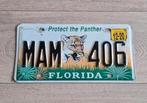 Kentekenplaat nummerplaat license plate Florida Panther, Ophalen of Verzenden, Gebruikt, Auto's