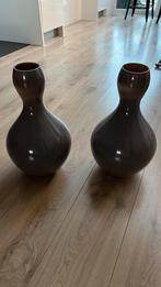 Vazen taupe, Ophalen, Gebruikt, Overige kleuren, Glas