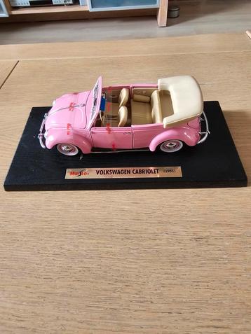 TE KOOP MOOIE MAISTO VOLKSWAGEN CABRIOLET SCHAAL1:18
 beschikbaar voor biedingen