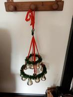 Oude vintage kerstkrans met bellen en ballen, Diversen, Kerst, Ophalen of Verzenden, Zo goed als nieuw