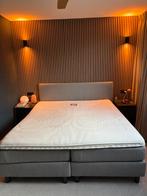 Boxspring (180x200) te koop inclusief matrassen en topper, Ophalen, Gebruikt, Tweepersoons, 180 cm