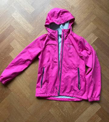 Fijne hardroze softshell jas van Icepeak, maat 164 beschikbaar voor biedingen