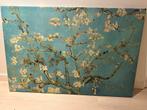 Canvas schilderij Amandelbloesem van Van Gogh, Oorspronkelijke maker, Ophalen of Verzenden, 100 tot 125 cm, 75 cm of meer