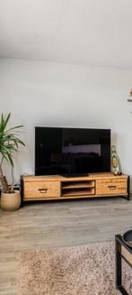 TV Meubel Mango Hout & Staal 190cm, Huis en Inrichting, Kasten | Televisiemeubels, 150 tot 200 cm, Ophalen of Verzenden, Zo goed als nieuw